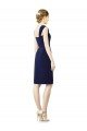 Cheapest Cocktail Length Short Cap Sleeves Chiffon Bridesmaid Dress UK