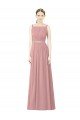 Cheapest High Neck Chiffon Bridesmaid Dress with Low Back UK