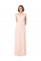 Cheapest Chiffon Sweetheart Bridesmaid Dress with An Illusion Overlay UK