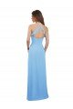 Cheapest Slim Chiffon Bridesmaid Dress with Ruffled Sweetheart Neckline UK