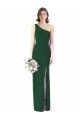 Cheapest One Shoulder Chiffon Trumpet Bridesmaid Dress UK