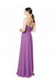 Cheapest Braided Straps Cross Back Sweetheart Chiffon Bridesmaid Dress UK