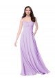 Cheapest Chiffon A-Line Chiffon Bridesmaids Dress with Ruched Bodice UK