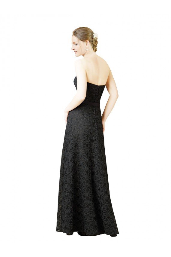 Cheapest Strapless Lace Bridesmaid Dress with Sweetheart Neckline UK