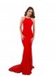 Cheapest High Neck Long Formal Lace Bridesmaid Dress / Prom Dress with Open Back Straps UK