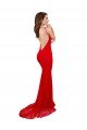 Cheapest High Neck Long Formal Lace Bridesmaid Dress / Prom Dress with Open Back Straps UK