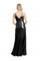 Cheapest Full Length A-Line Formal Sequin Bridesmaid Dress / Prom Dress with Spaghetti Straps V-Neckline UK