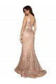 Cheapest Sleek Long Mermaid Formal Sparkling Sequin Bridesmaid Dress / Prom Dress UK