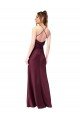 Cheapest Cowl Back V-Neck Formal Silky Satin Bridesmaid Dress / Prom Dress UK