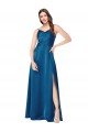 Cheapest Cowl Neck Salky Satin Bridesmaid Dress / Prom Dress UK