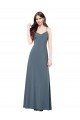 Cheapest Classic Spandex Bridesmaid Dress / Prom Dress with Scoop Neckline UK