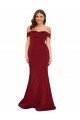 Cheapest Off Shoulder Sleeves Sweetheart Neckline Long Formal Spandex Bridesmaid Dress / Prom Dress UK