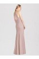 Cheapest High Neck Cutout Halter Trumpet Bridesmaid Dress UK