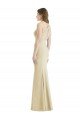 Cheapest Criss Cross Twist Cutout Back Trumpet Bridesmaid Dress / Prom Dress UK