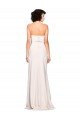 Cheapest Strapless Crepe Fitted Bridesmaid Dress / Prom Dress with Twist Bow UK