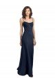 Cheapest Fit and Flare Scoop Neck Long Sleeveless Stretch Formal Crepe Bridesmaid Dress / Prom Dress UK