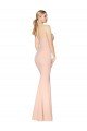 Cheapest Sweetheart Shirred Neck Long Floor Length Formal Crepe Bridesmaid Dress / Prom Dress UK