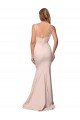 Cheapest Full Length Sweetheart Formal Crepe Bridesmaid Dress / Prom Dress with Tulle Overlay UK