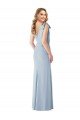 Cheapest V-Back Bow Shoulder Trumpet Bridesmaid Dress / Prom Dress UK