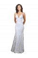 Cheapest V-Neckline Backless Floral Patterned Sequin Formal Bridesmaid Dress / Prom Dress UK