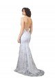 Cheapest V-Neckline Backless Floral Patterned Sequin Formal Bridesmaid Dress / Prom Dress UK