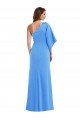 Cheapest One Shoulder Bell Sleeves Trumpet Bridesmaid Dress / Prom Dress UK