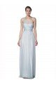 Cheapest One Shoulder Illusion Tulle Bridesmaid Dress with Knot Detail UK