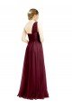 Cheapest One Shoulder Floor Length Long Tulle Bridesmaid Dress UK