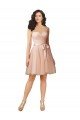 Cheapest Lace and Tulle Bridesmaid Dress with Cap Sleeves and Keyhole Back UK