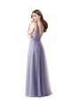 Cheapest Sweetheart Tulle Bridesmaid Dress with Fully Embroidered V-Neck Bodice UK