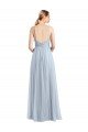 Cheapest Spaghetti Straps V-Neck Slim A-Line Tulle Bridesmaid Dress UK