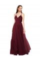 Cheapest Beach-inspired Sweetheart Tulle Long Bridesmaid Dress UK