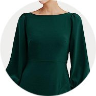 Cheapest Bishop Sleeves Bridesmaid Dresses UK